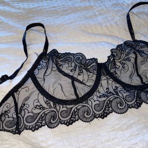 See through bra lingerie